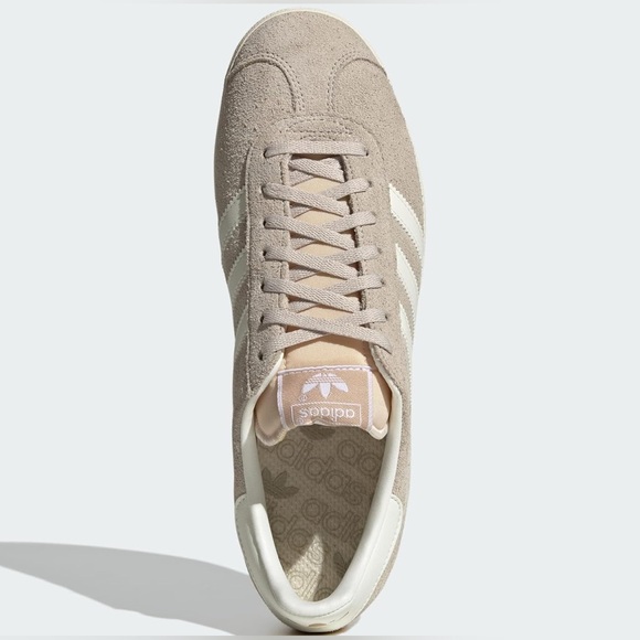 Adidas Gazelle Beige / White Sneakers W 7.5 - Picture 2 of 13